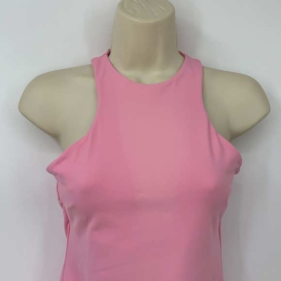 Susana Monaco racerback tank shirt top jersey knit stretch ballerina pink new XS - Picture 2 of 5